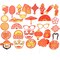 Chinese New Year Photo Booth Props, Fun Party Supplies (30 Pieces)